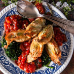 kwiaty cukinii faszerowane