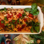 makaron z pieczonymi pomidorami