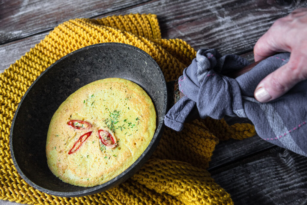 roślinny omlet bez jajek