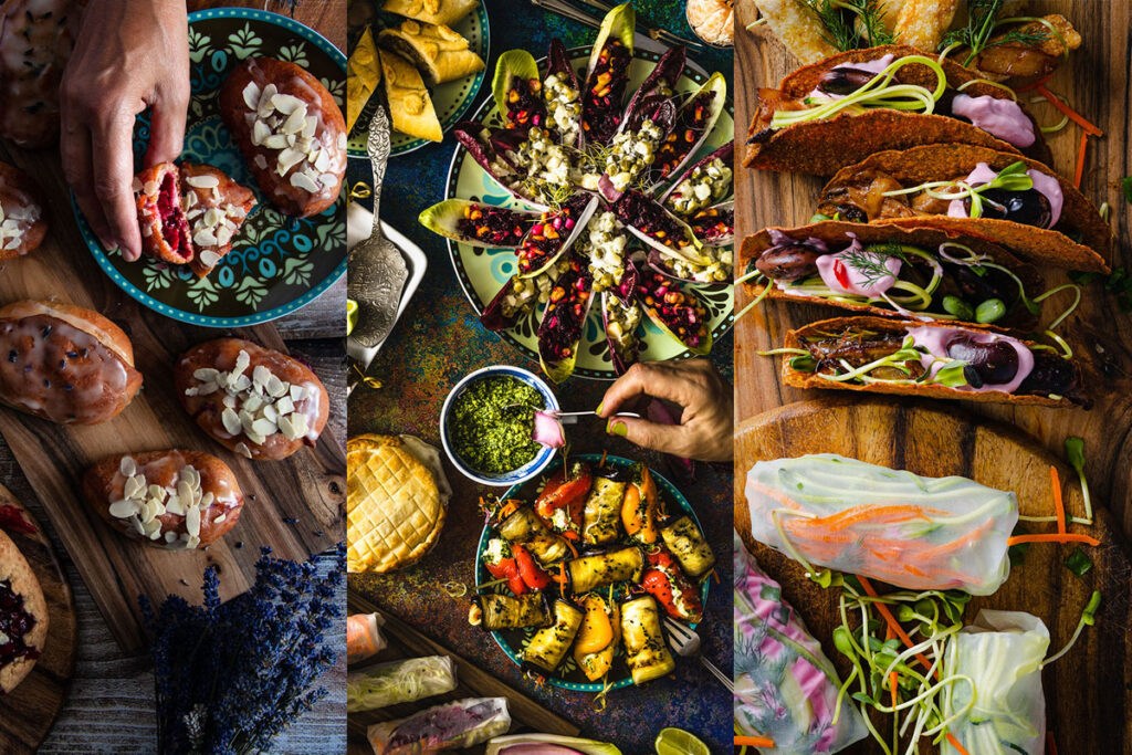 co weganie jedzą na domówkach