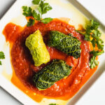 wróbelki w pomidorach i papryce