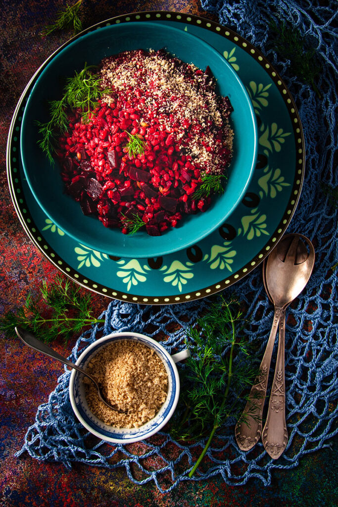 pęczotto z burakami