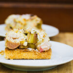 rabarbar na kruchym cieście