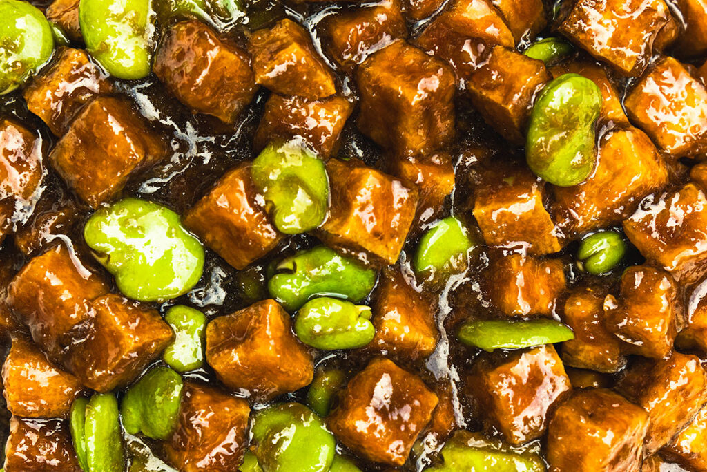 tofu teriyaki z bobem