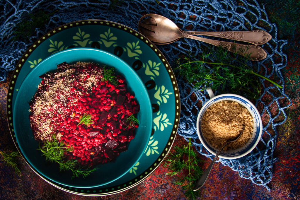 wegański parmezan z orzechów